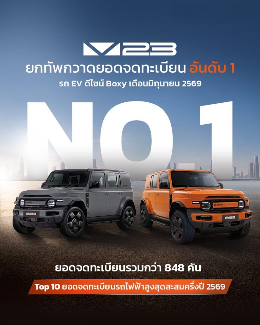 Top-Selling New Energy Boxy SUV in Southeast Asia! iCAUR V23 Tops Multiple Global Markets Again in June