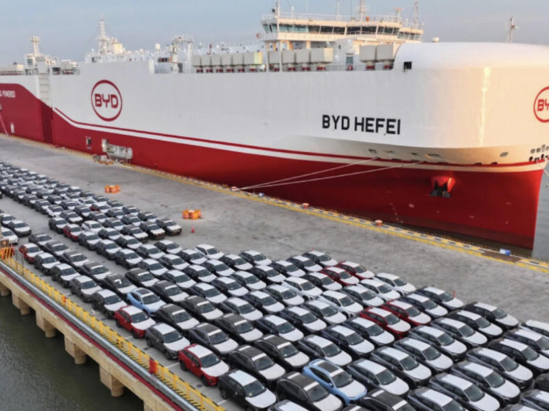 China\'s Auto Exports Rise 28.5% YoY in October, NEVs Account for Over 40%