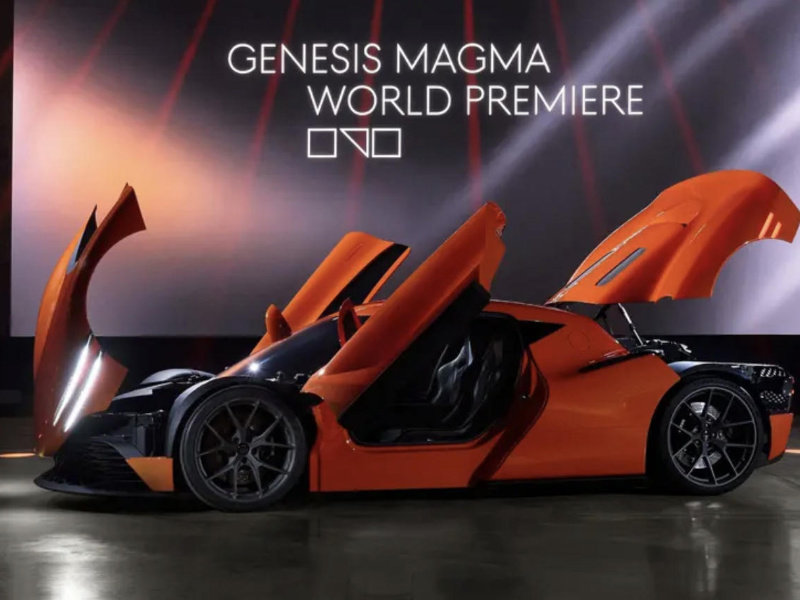 Genesis Magma GT Concept Car Official Images Released, Equipped with V8 Engine