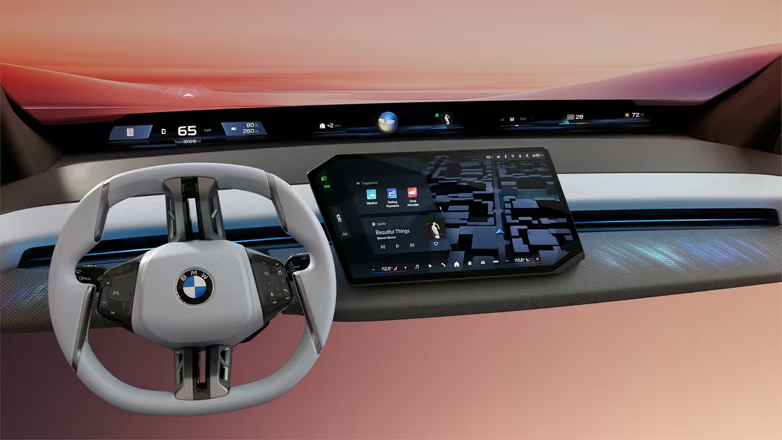 BMW iX3 нового поколения: первый тест-драйв с панорамным iDrive и новым уровнем цифрового комфорта.