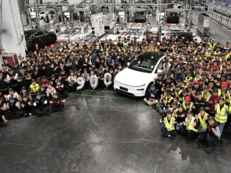 Tesla\'s 9 Millionth Global EV Rolls Off Shanghai Factory Line, a Core Pillar