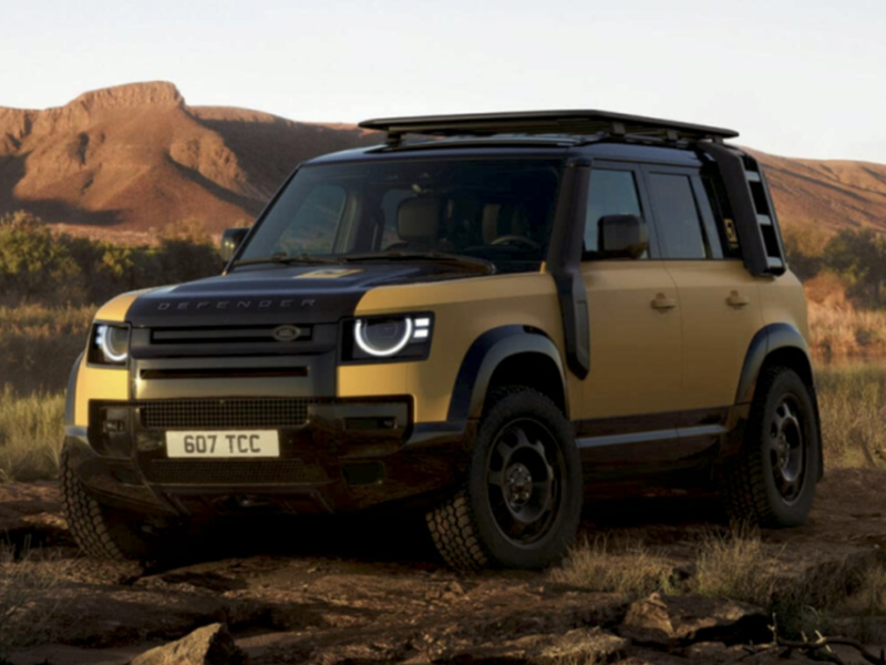 Легендарный Land Rover Defender получил спецверсию в духе Camel Trophy