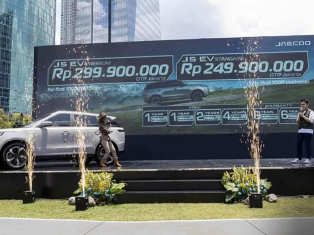 Chery Jaecoo J5 EV Debuts in Indonesia, Starting from RMB 106,600