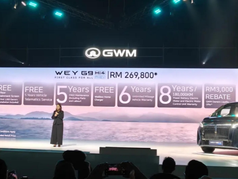 GWM WEY G9 Hi4 PHEV Lands in Malaysia, Priced at RM269,800