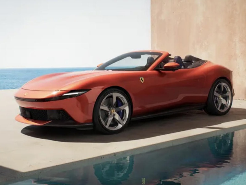 Ferrari Amalfi Spider Unveiled, Boasting High-Performance V8 Engine