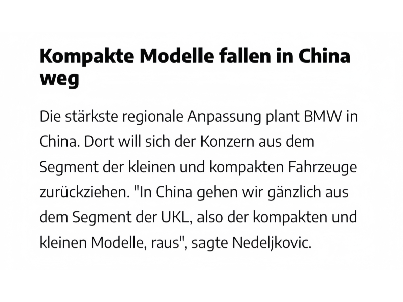 BMW to Phase Out UKL FWD Lineup in China, Shift to Electrification