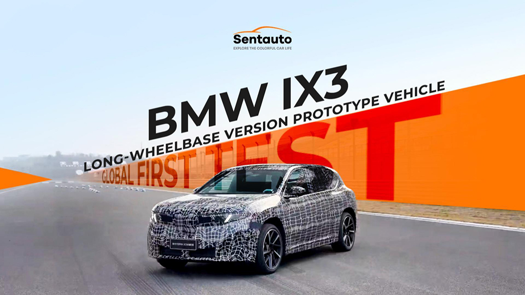 GLOBAL FIRST TEST BMW iX3 LONG-WHEELBASE VERSION PROTOTYPE VEHICLE